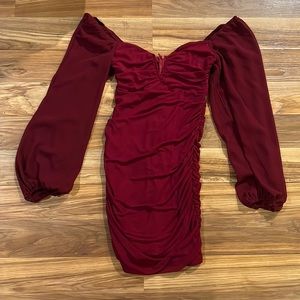 Burgundy Dress